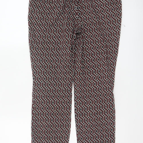 GP & J Baker x H&M Women Multicoloured UK 10 Geometric Trousers