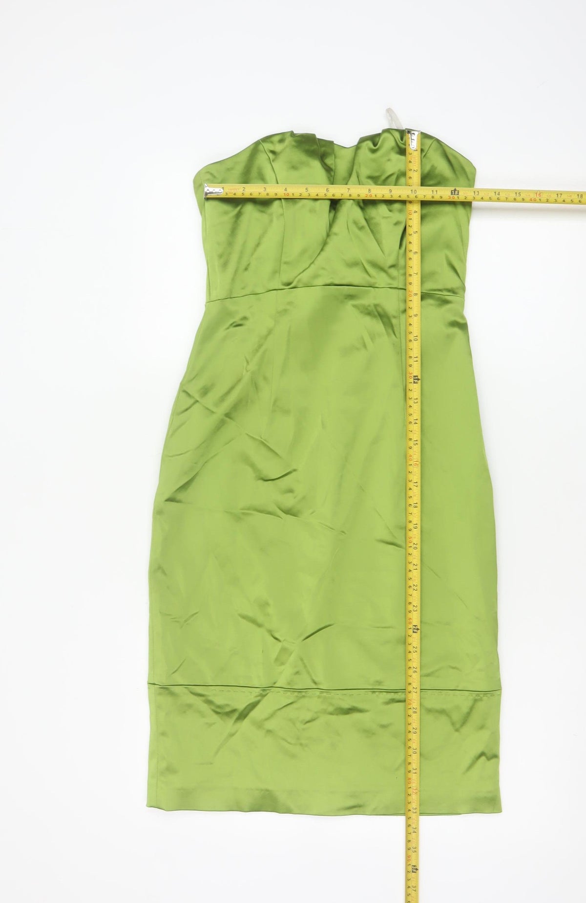 Coast Women Green UK 8 Satin Cowl Neck Midi Sheath Occasion Dress