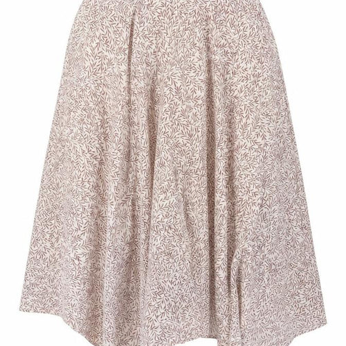 Morris & Co x H&M Women Beige UK 10 Floral Asymmetric A-Line Skirt