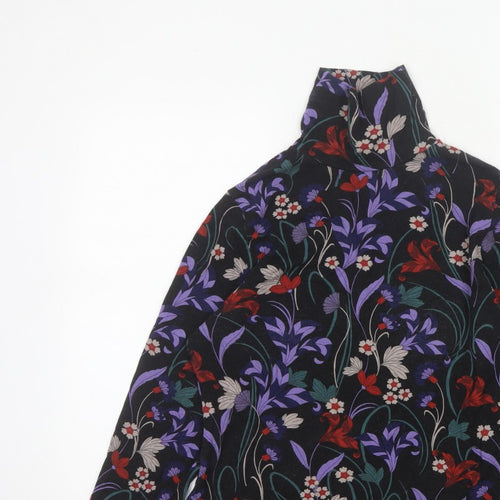 Joe Browns Women’s Black Floral Basic High Neck Top UK 14