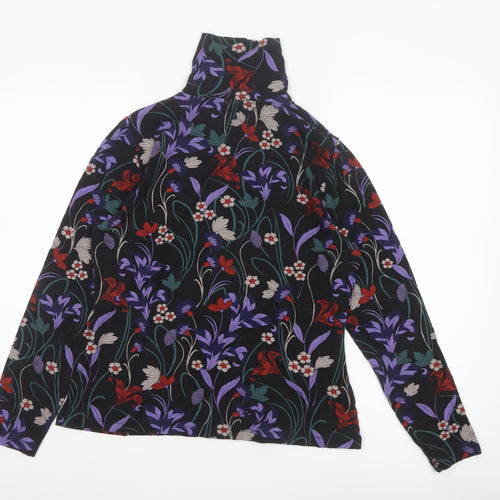 Joe Browns Women’s Black Floral Basic High Neck Top UK 14