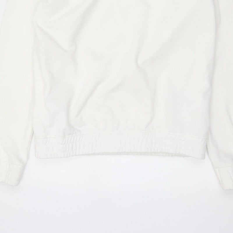 Soul Star Men’s White M Pullover Hoodie Logo Drawstring Pocket