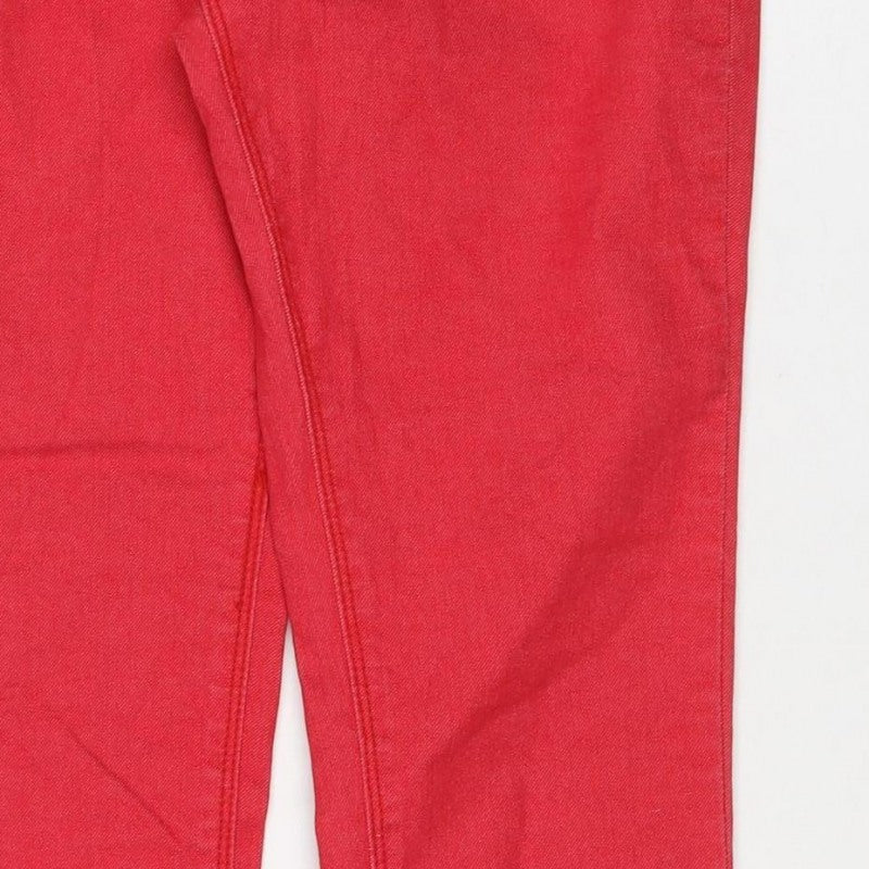 Additional view of ONLY Women Red S Bootcut Denim Jeans W S L32 Regular Fit