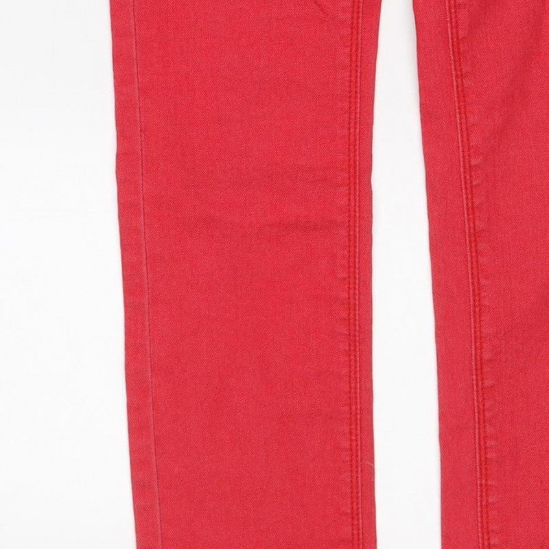 Additional view of ONLY Women Red S Bootcut Denim Jeans W S L32 Regular Fit