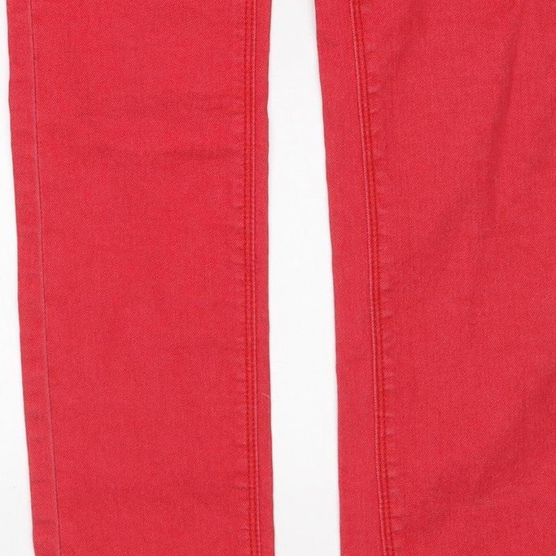Additional view of ONLY Women Red S Bootcut Denim Jeans W S L32 Regular Fit