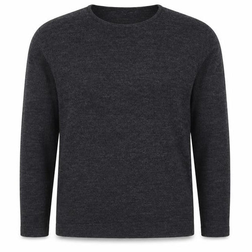 John Smedley Women Grey M Extra Fine Merino Wool Crew Neck Jumper