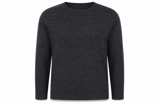 John Smedley Women Grey M Extra Fine Merino Wool Crew Neck Jumper
