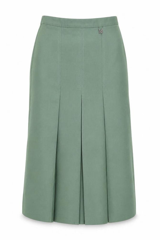 Doreme Women's Green UK 12 Straight Pencil Knee Length Lined Skirt