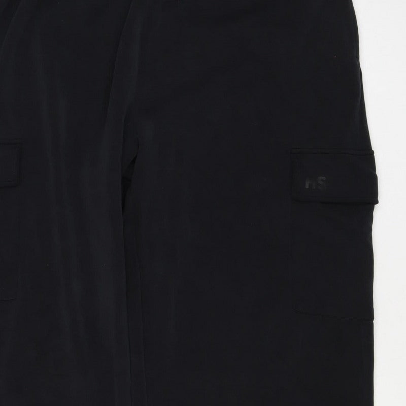 Helen Steele Women’s Black XL Cargo Trousers Elastic Waist Stretch