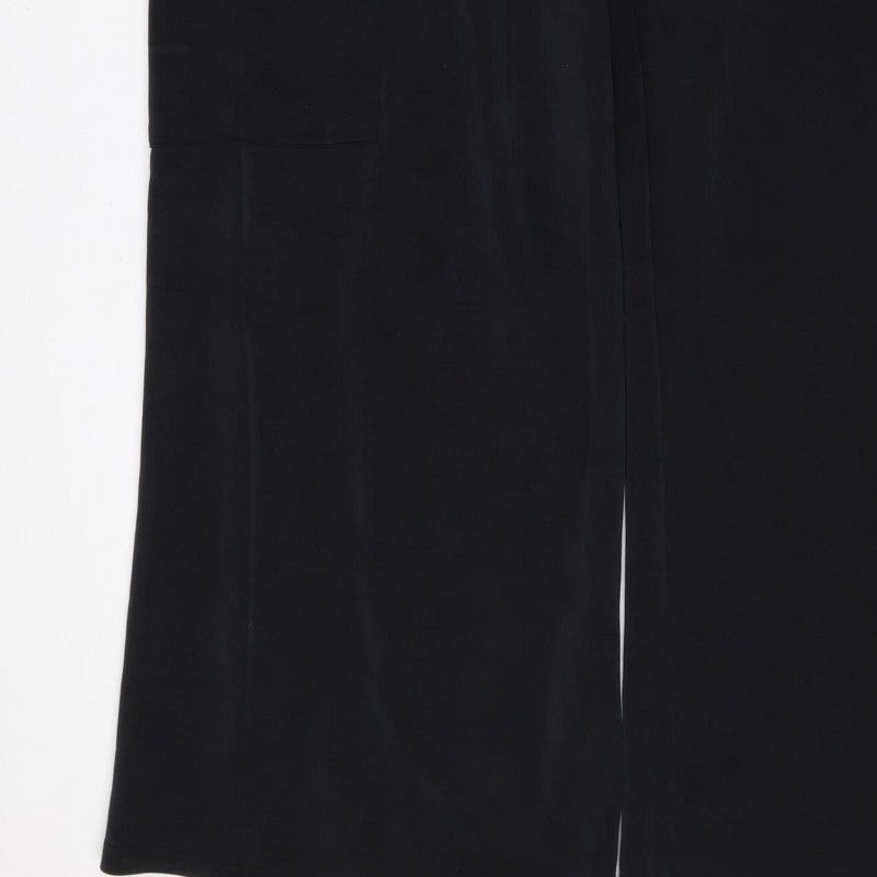 Helen Steele Women’s Black XL Cargo Trousers Elastic Waist Stretch