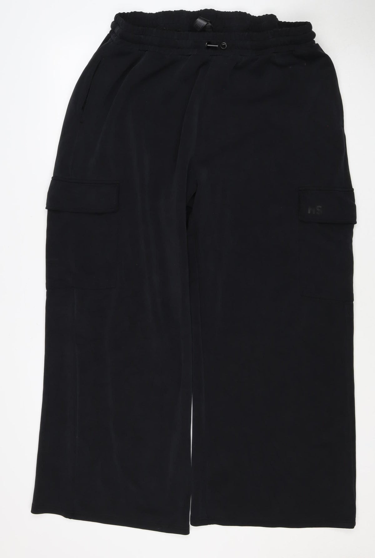 Helen Steele Women’s Black XL Cargo Trousers Elastic Waist Stretch