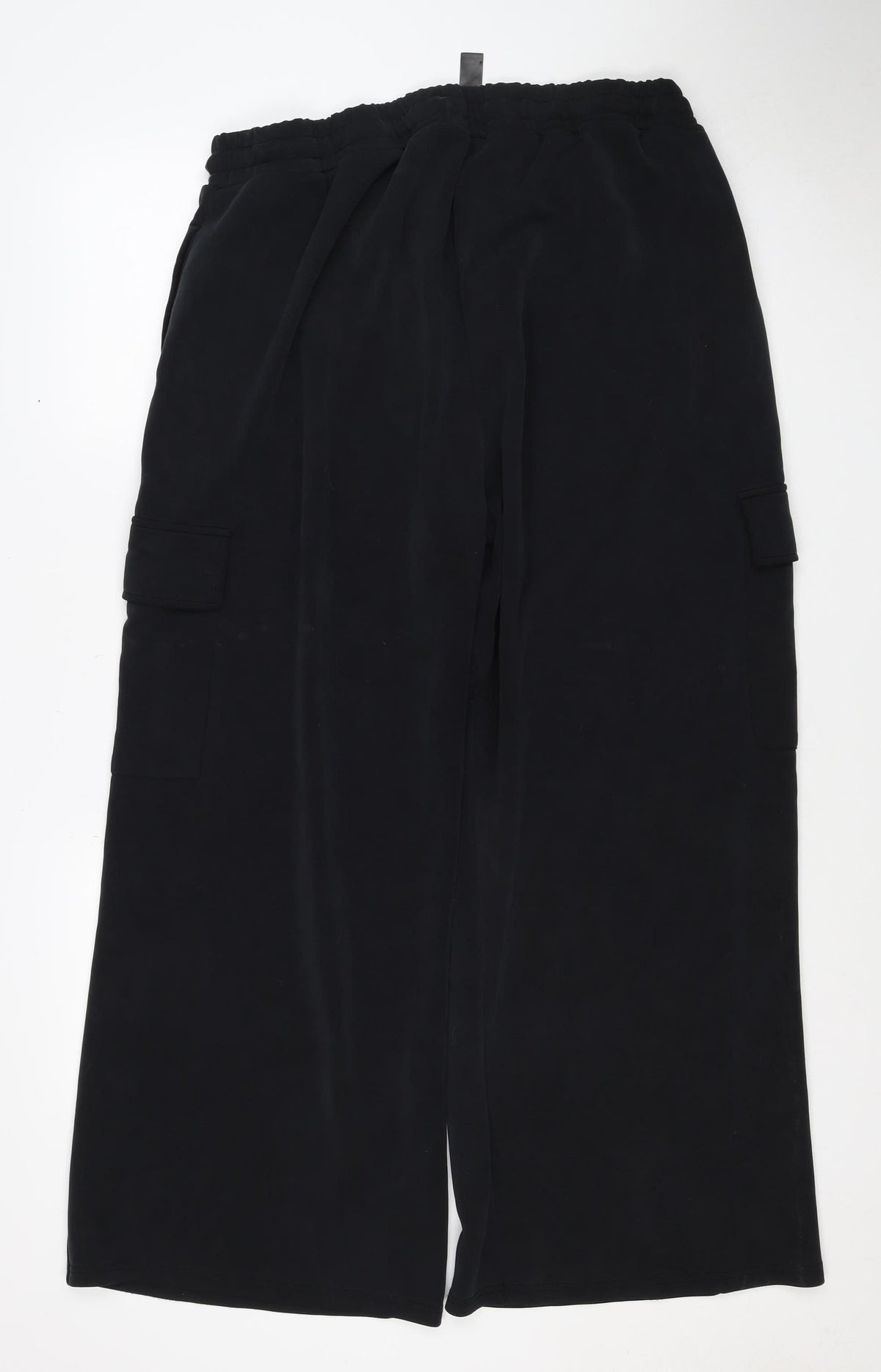 Helen Steele Women’s Black XL Cargo Trousers Elastic Waist Stretch