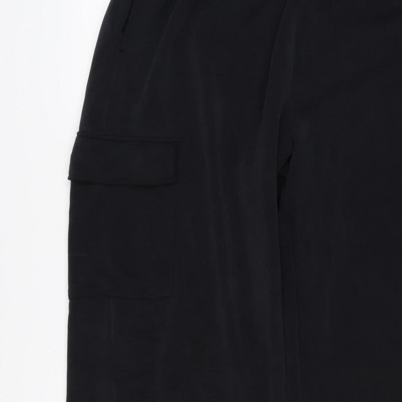 Helen Steele Women’s Black XL Cargo Trousers Elastic Waist Stretch