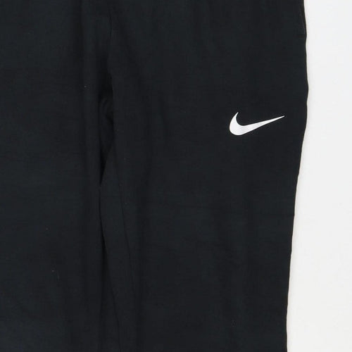 Nike Men’s Black M Dri-FIT Fleece Jogger Sweatpants Elastic Waist