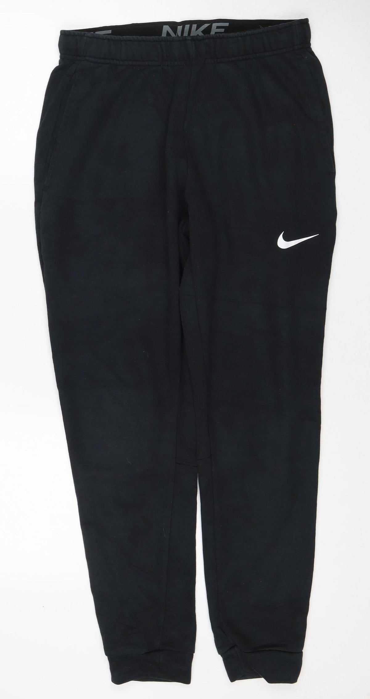 Nike Men’s Black M Dri-FIT Fleece Jogger Sweatpants Elastic Waist