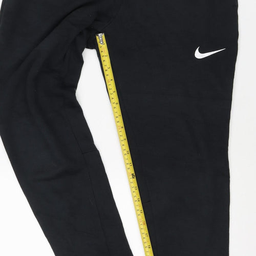 Nike Men’s Black M Dri-FIT Fleece Jogger Sweatpants Elastic Waist