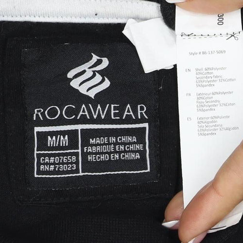Rocawear Men’s Black M Racing Graphic Print Pullover Sweatshirt