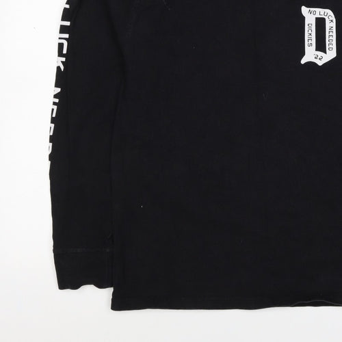 Dickies Men’s Black Medium Graphic Logo Pullover Sweatshirt