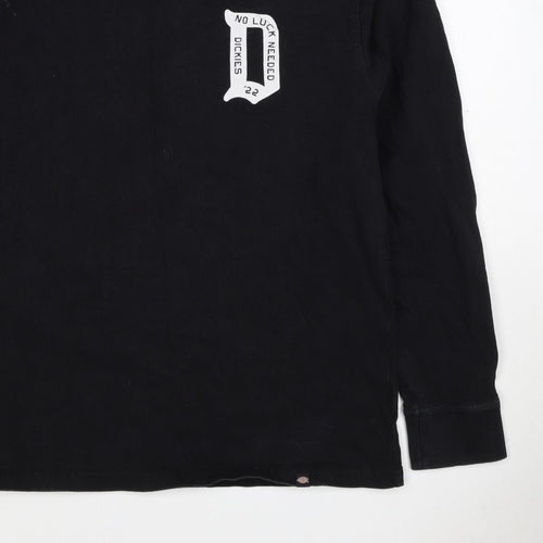 Dickies Men’s Black Medium Graphic Logo Pullover Sweatshirt