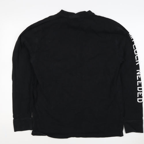 Dickies Men’s Black Medium Graphic Logo Pullover Sweatshirt