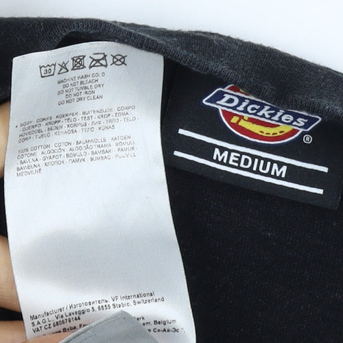 Dickies Men’s Black Medium Graphic Logo Pullover Sweatshirt