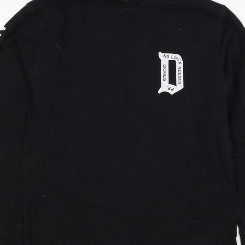 Dickies Men’s Black Medium Graphic Logo Pullover Sweatshirt