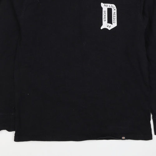 Dickies Men’s Black Medium Graphic Logo Pullover Sweatshirt