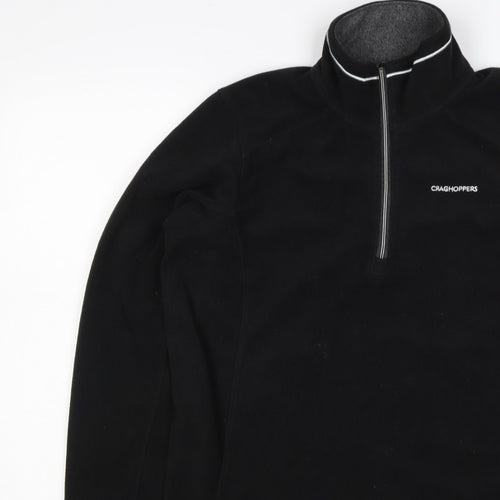 Craghoppers Men’s Black S 1/2 Zip Fleece Pullover Outdoor Sweatshirt