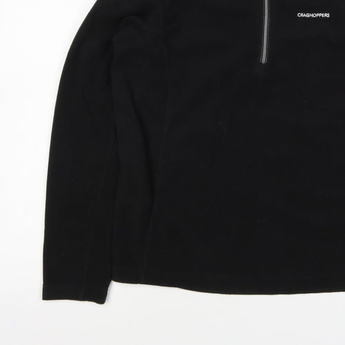 Craghoppers Men’s Black S 1/2 Zip Fleece Pullover Outdoor Sweatshirt