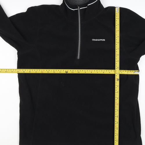 Craghoppers Men’s Black S 1/2 Zip Fleece Pullover Outdoor Sweatshirt