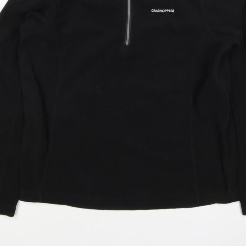 Craghoppers Men’s Black S 1/2 Zip Fleece Pullover Outdoor Sweatshirt