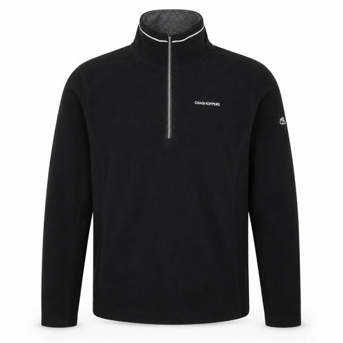 Craghoppers Men’s Black S 1/2 Zip Fleece Pullover Outdoor Sweatshirt