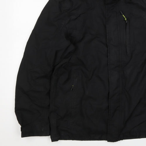Ajuacho Men’s Black M Hooded Waterproof Insulated Ski Parka Jacket