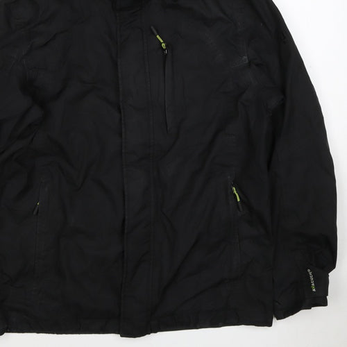 Ajuacho Men’s Black M Hooded Waterproof Insulated Ski Parka Jacket