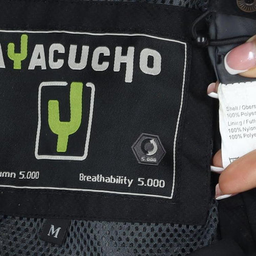 Ajuacho Men’s Black M Hooded Waterproof Insulated Ski Parka Jacket