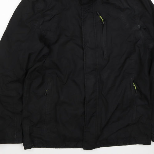 Ajuacho Men’s Black M Hooded Waterproof Insulated Ski Parka Jacket