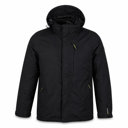 Ajuacho Men’s Black M Hooded Waterproof Insulated Ski Parka Jacket