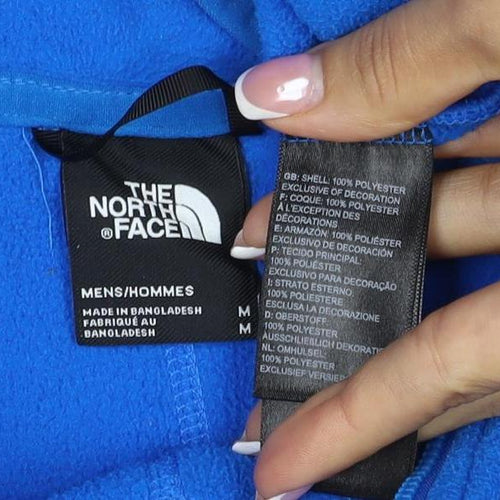 The North Face Men’s Blue M 1/4 Zip Fleece Pullover Sweatshirt