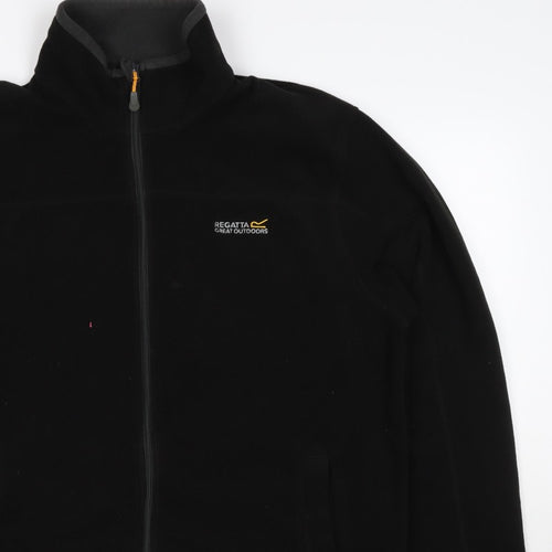 Regatta Men’s Black XL Full Zip Fleece Jacket Outdoor Walking