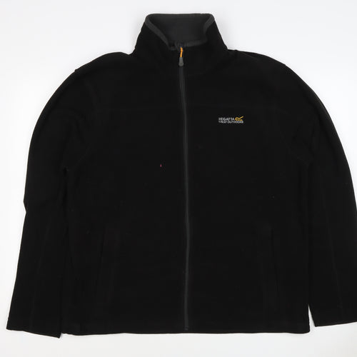 Regatta Men’s Black XL Full Zip Fleece Jacket Outdoor Walking