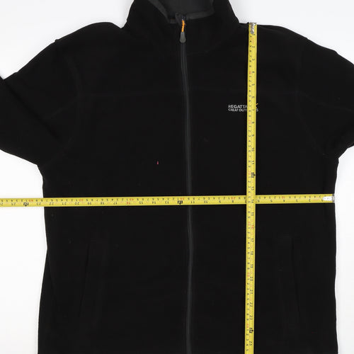 Regatta Men’s Black XL Full Zip Fleece Jacket Outdoor Walking