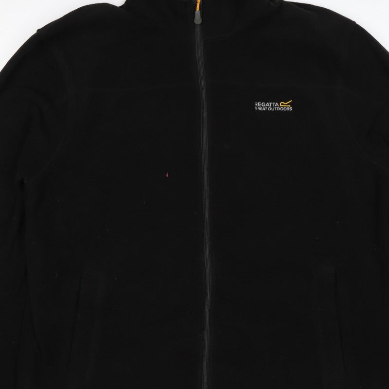 Regatta Men’s Black XL Full Zip Fleece Jacket Outdoor Walking