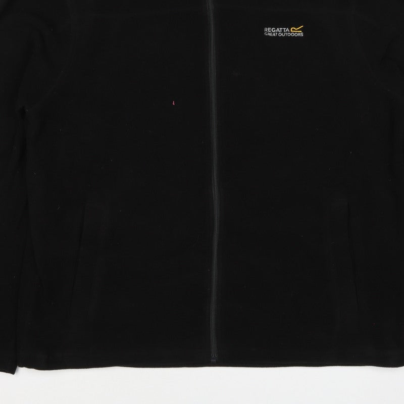 Regatta Men’s Black XL Full Zip Fleece Jacket Outdoor Walking
