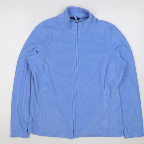 Marks and Spencer Women’s Blue Size 18 Fleece Full Zip Jacket