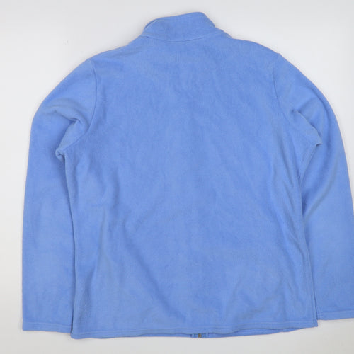 Marks and Spencer Women’s Blue Size 18 Fleece Full Zip Jacket