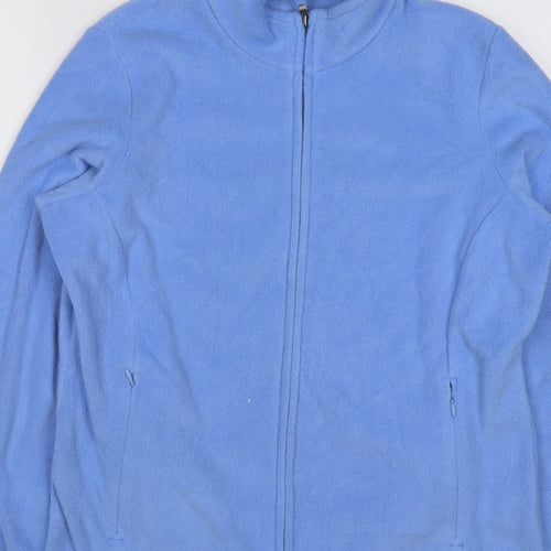 Marks and Spencer Women’s Blue Size 18 Fleece Full Zip Jacket