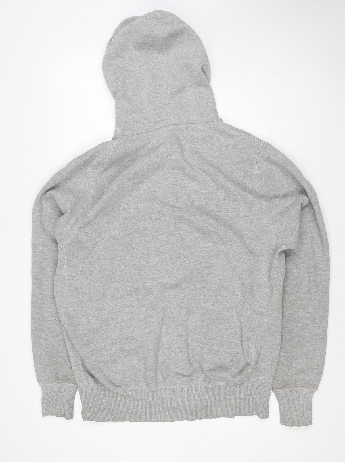 Wombat Men’s Grey XL Full Zip Logo Hoodie Fleece Drawstring Pockets