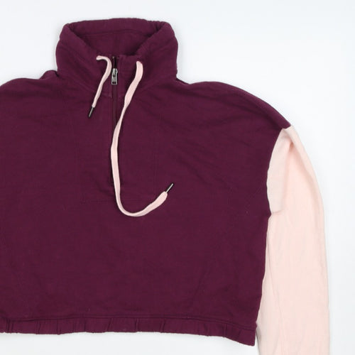 Hollister Women’s S Multicoloured Pullover 1/2 Zip Sweatshirt