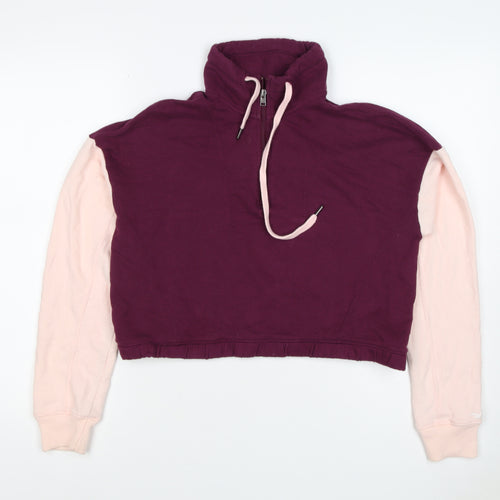 Hollister Women’s S Multicoloured Pullover 1/2 Zip Sweatshirt