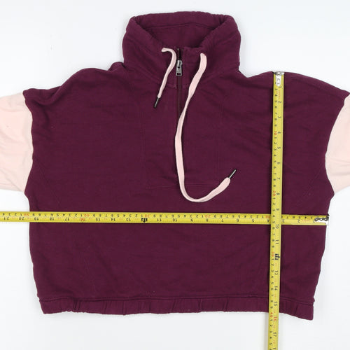 Hollister Women’s S Multicoloured Pullover 1/2 Zip Sweatshirt